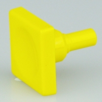 Saia Burgess 18.8mm square yellow button